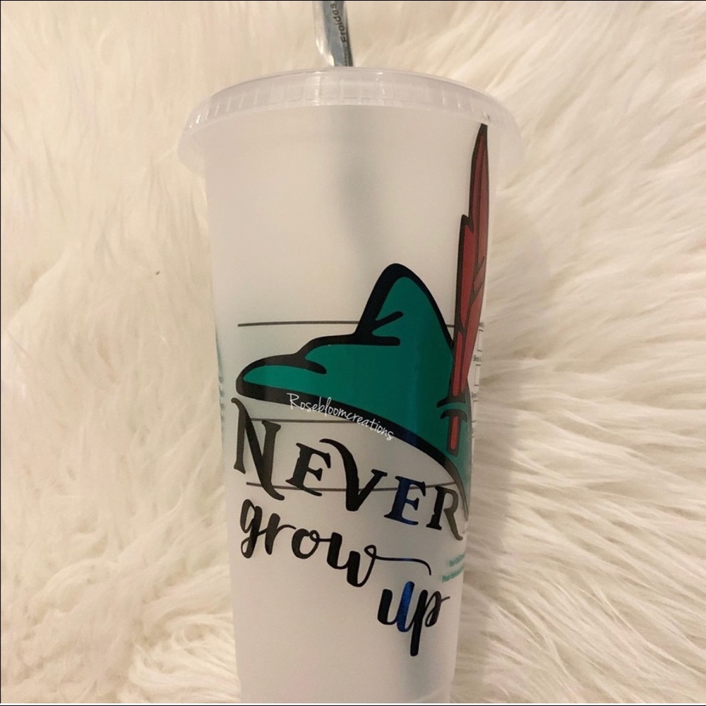 Never grow up Peter Pan cold cup